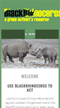 Mobile Screenshot of blackrhinoceros.org